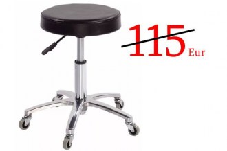 Salon Stool, 9260 (color:125, shiny black)